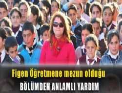 Van'da Öğretmene mezun olduğu bölümden anlamlı yardım